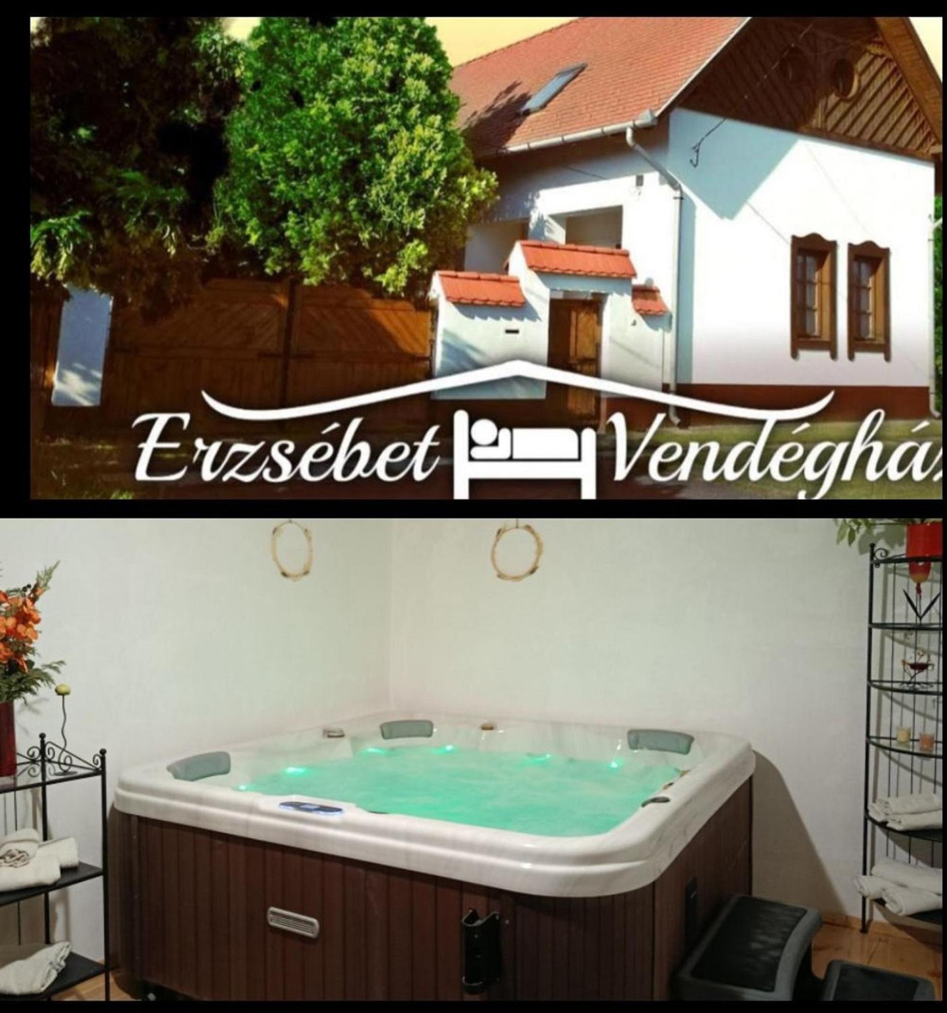 Erzsebet Vendeghaz Es Apartman Hajdúszoboszló Buitenkant foto